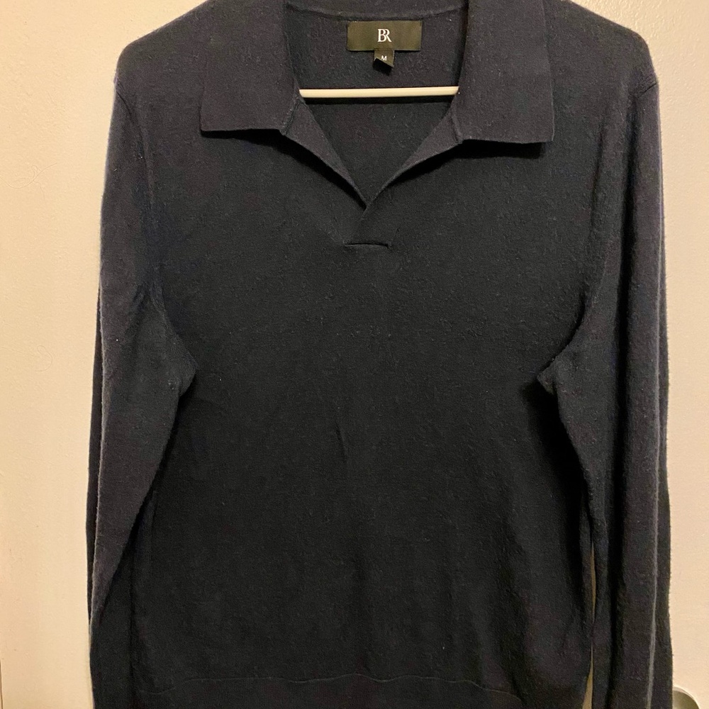 Banana Republic Cashmere Sweater Polo